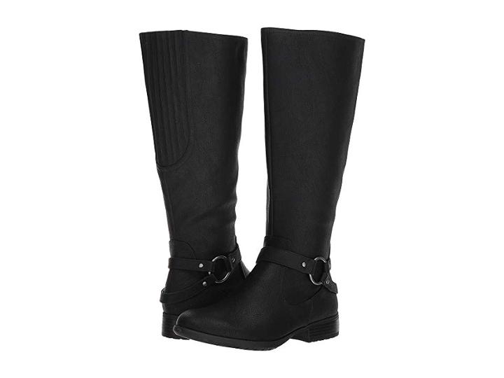 Lifestride X-felicity Wide Calf (black) Women's Boots