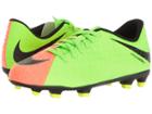 Nike Kids Hypervenom Phade Iii Fg Soccer (little Kid/big Kid) (electric Green/black Hyper/orange Volt) Kids Shoes