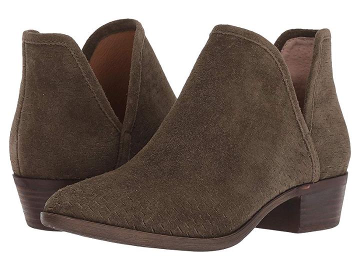 Lucky Brand Baley (dark Olive Suede) Women's Shoes
