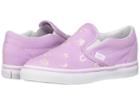Vans Kids Classic Slip-on (infant/toddler) ((charms) Embroidery/orchid Bouquet) Girls Shoes