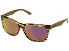 Lacoste L764sa (striped Brown) Fashion Sunglasses