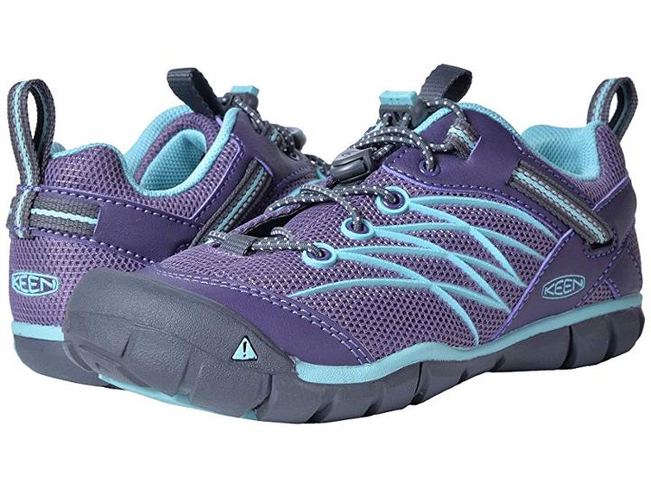 Keen Kids Chandler Cnx (little Kid/big Kid) (montana Grape/aqua Haze) Girls Shoes