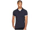 Scotch & Soda Classic Garment-dyed Polo W/ All Over Print (combo F) Men's T Shirt