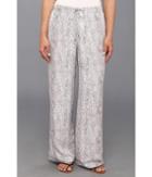 Calvin Klein Printed Drawstring Pant (grey/white) Women's Casual Pants