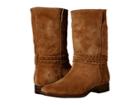 Frye Cara Pickstitch Mid (chestnut Soft Oiled Suede) Women's Boots
