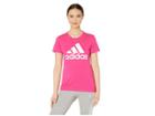 Adidas Badge Of Sport Classic Tee (real Magenta) Women's T Shirt