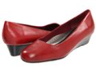 Trotters Lauren (dark Red Burnished Soft Kid) Women's Wedge Shoes
