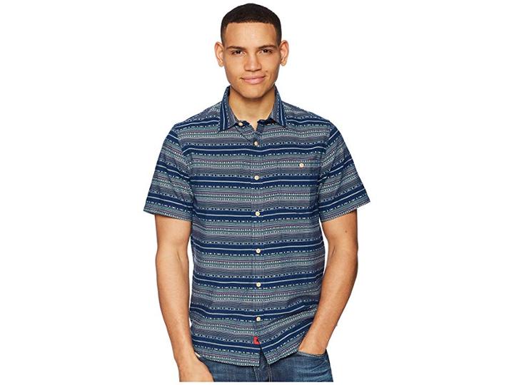 Mountain Khakis Horizon Short Sleeve Shirt (twilight) Men's Clothing