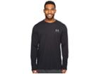 Under Armour Long Sleeve Left Chest (black) Men's Clothing