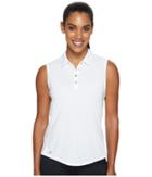 Adidas Golf Performance Sleeveless Polo (white) Women's Sleeveless