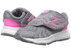 New Balance Kids Hook And Loop Fuelcore Rush V3 (infant/toddler) (grey/pink) Girls Shoes