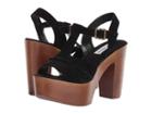 Steve Madden Calabasas (black Suede) Women's Dress Sandals
