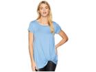 Bobeau Heavy Rayon Span Jersey (silver Lake Blue) Women's Clothing