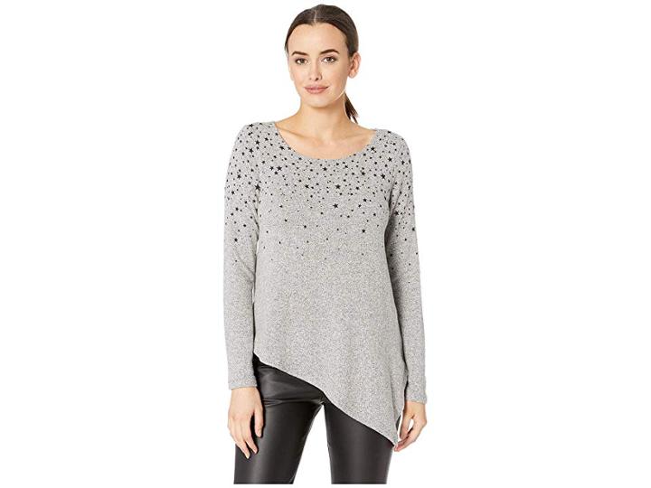 Karen Kane Star Print Sweater (heather) Women's Sweater