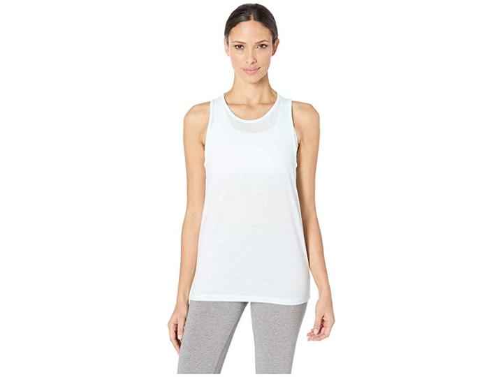 Nike Dry Legend Tomboy Veneer Tank (teal Tint/white/white) Women's Sleeveless