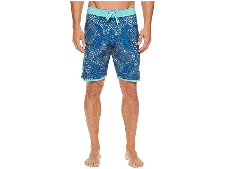 Vissla Bohemia Coast Four-way Stretch Boardshorts 20 (bright Blue) Men's Swimwear