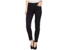 Fdj French Dressing Jeans Petite Onyx Denim Olivia Slim Leg (black) Women's Jeans