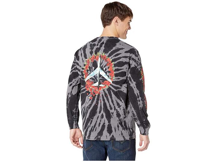 Huf Shakedown Long Sleeve Tee (black) Men's T Shirt