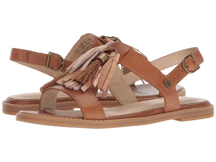 Hush Puppies Chrissie Tassel (tan Leather) Women's Sandals
