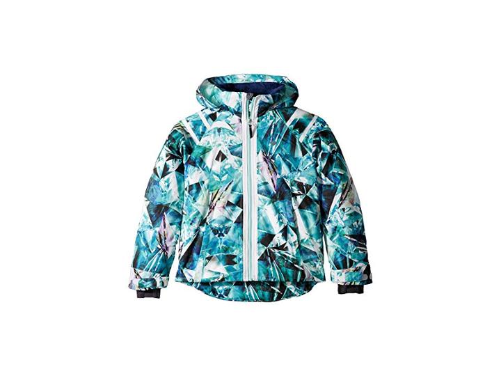 Obermeyer Kids Taja Print Jacket (little Kids/big Kids) (aqua Aura) Girl's Coat