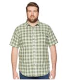 Columbia Big And Tall Leadville Ridge Yarn-dye Short Sleeve Shirt (spring Small Plaid) Men's Short Sleeve Button Up
