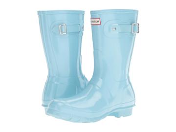 Hunter Original Short Gloss Rain Boots (pale Mint) Women's Rain Boots