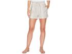 B Collection By Bobeau Lindsay Rolled Hem Shorts (ivory Mix) Women's Shorts