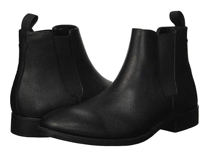 Calvin Klein Carter (black Small Tumbled Leather) Men's Shoes