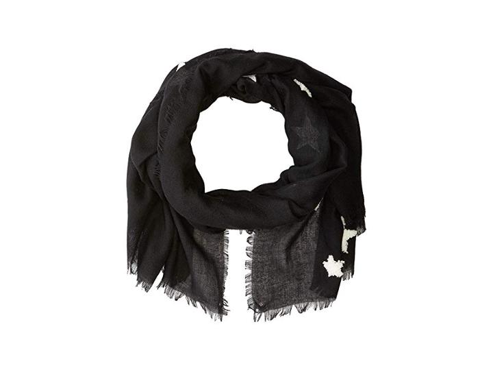 Michael Stars Textured Star Scarf (black) Scarves
