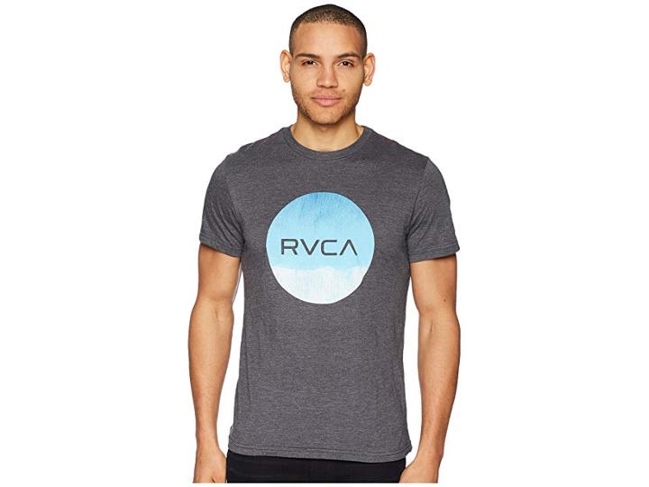 Rvca Motors Fill Up Short Sleeve (black) Men's Clothing