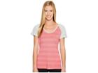 The North Face Short Sleeve Adventuress Tee (honeysuckle Pink Heather (prior Season)) Women's T Shirt