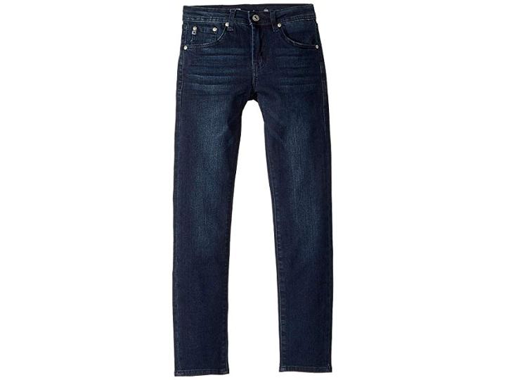 Ag Adriano Goldschmied Kids Slim Skinny Jeans In Dark Indigo Sand (big Kids) (dark Indigo Sand) Boy's Jeans