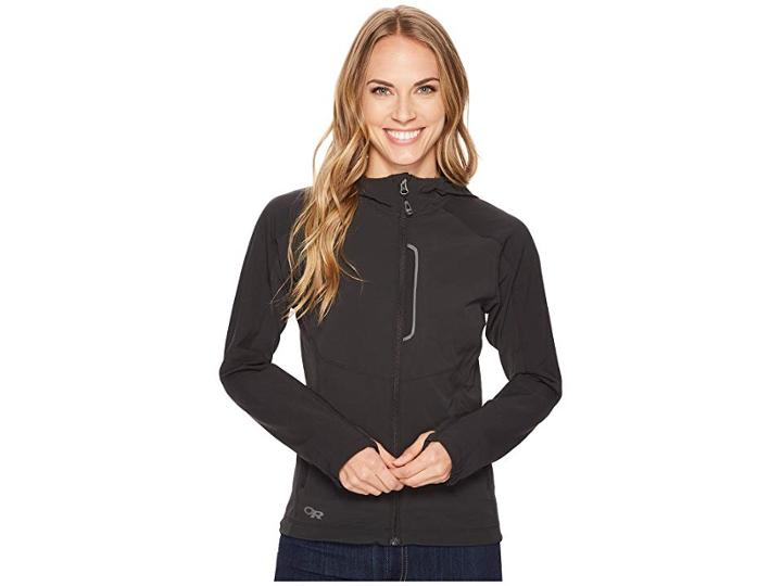 Outdoor Research Ferrosi Hooded Jacket (black) Women's Coat