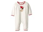 Janie And Jack Long Sleeve One-piece (infant) (intarsia Dog) Kid's Jumpsuit & Rompers One Piece