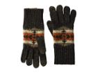Pendleton Knit Gloves (hawkeye Brown) Over-mits Gloves
