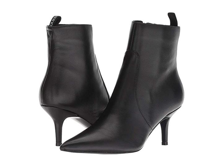 Guess Deidra (black Leather) Women's Boots