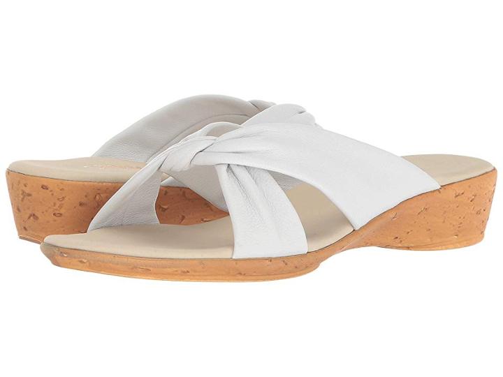 Onex Ana (white Leather) Women's Sandals