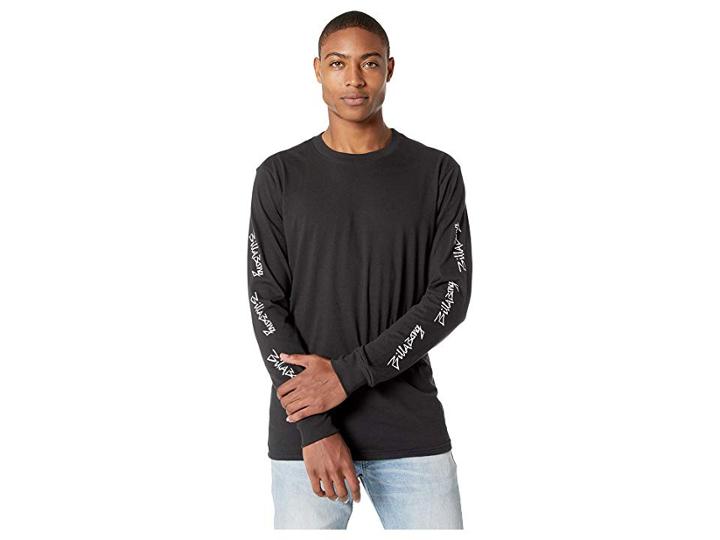 Billabong Eighty Six Long Sleeve T-shirt (black) Men's Clothing