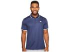 Nike Court Tennis Polo (midnight Navy/white) Men's Clothing