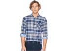Scotch & Soda Regular Fit Brushed Check Shirt W/ Tonal Inside (combo B) Men's Sweatshirt
