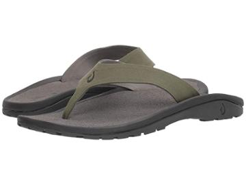 Olukai 'ohana Ho'okahi (sea Grass/charcoal) Men's Sandals