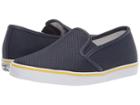 Janie And Jack Perforated Slip-on Shoe (toddler/little Kid/big Kid) (navy) Boys Shoes