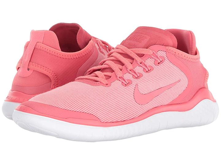 Nike Free Rn 2018 (sea Coral/tropical Pink/vast Grey) Women's Running Shoes