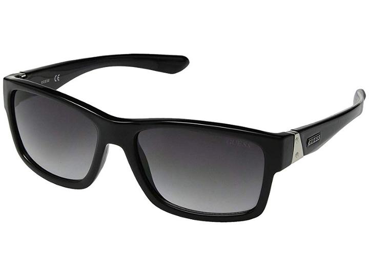Guess Gf5043 (shiny Black/gradient Smoke) Fashion Sunglasses