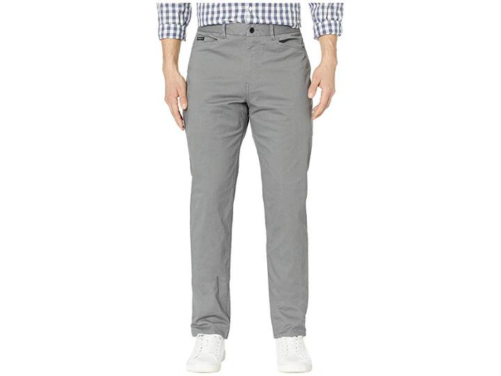 Kenneth Cole New York Comfort Stretch Twill Five-pocket Pants (dim Grey) Men's Casual Pants