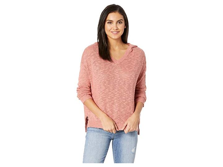 Roxy Sandy Bay Beach Hooded Poncho (desert Sand) Women's Sweatshirt