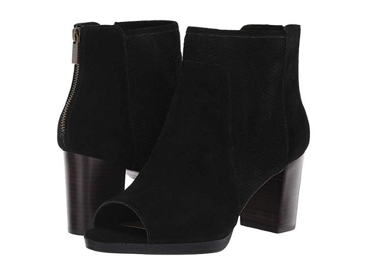 Bella-vita Luna (black Suede Leather) Women's Dress Zip Boots