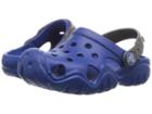Crocs Kids Swiftwater Clog (toddler/little Kid) (blue Jean/slate Grey) Kids Shoes