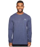 Under Armour Long Sleeve Left Chest (midnight Navy Medium) Men's Clothing
