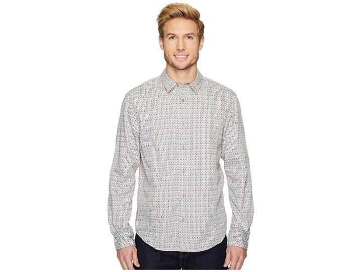 Prana Lukas Shirt (gravel) Men's Long Sleeve Button Up